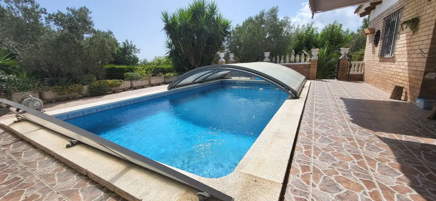 Piscina de Casa o chalet en venta en Roquetes con Aire acondicionado, Calefacción y Jardín privado