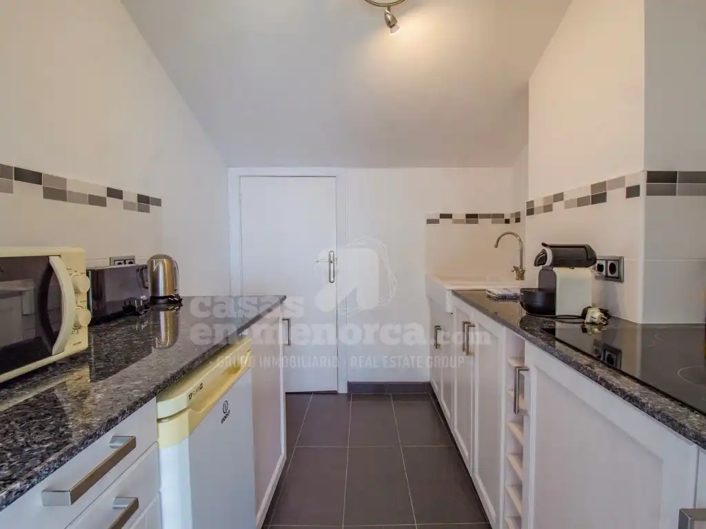 Kitchen of Apartments for sale in Sant Lluís  with Air Conditioner, Private garden and Terrace
