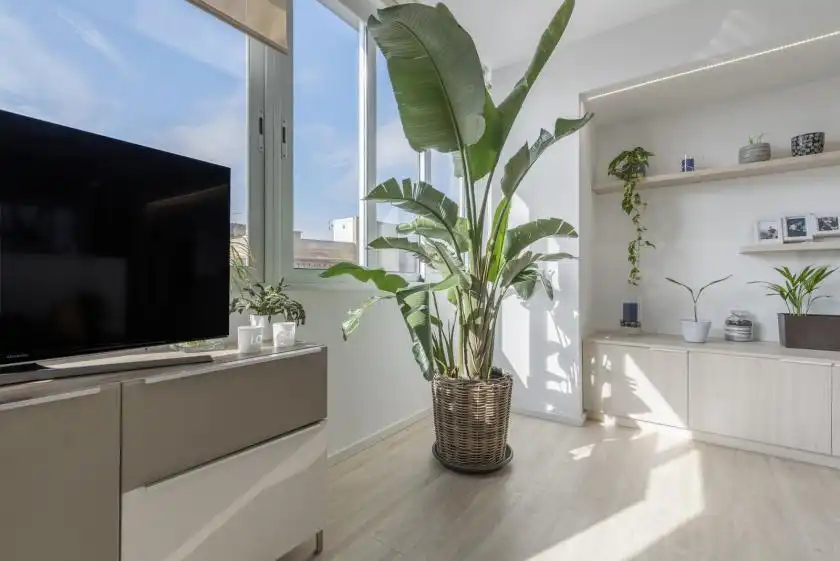 Sala de estar de Oficina de alquiler en Barcelona con Aire acondicionado, Calefacción y Amueblado