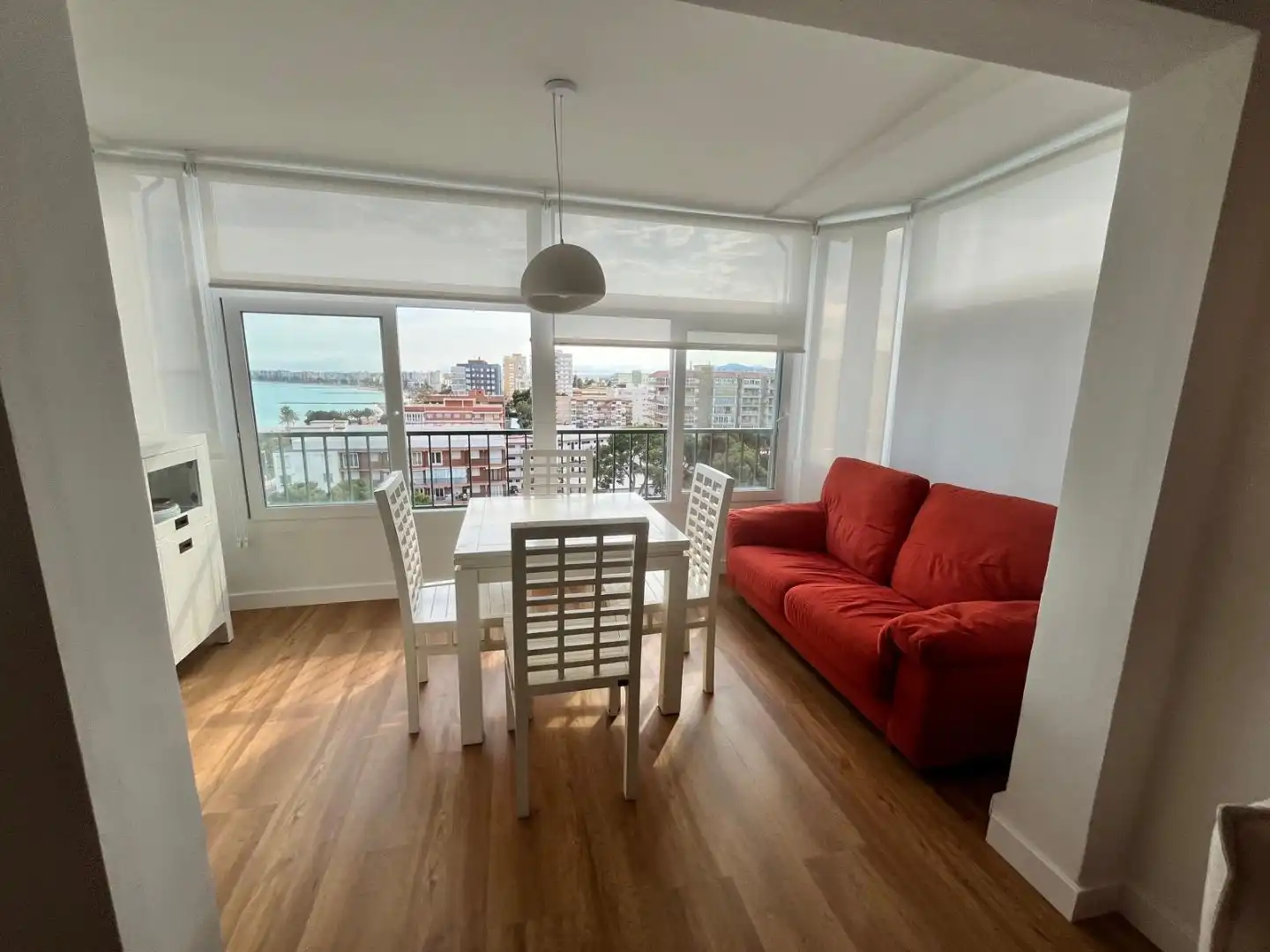 Living room of Flat for rent in Benicasim / Benicàssim  with Air Conditioner, Heating and Furnished
