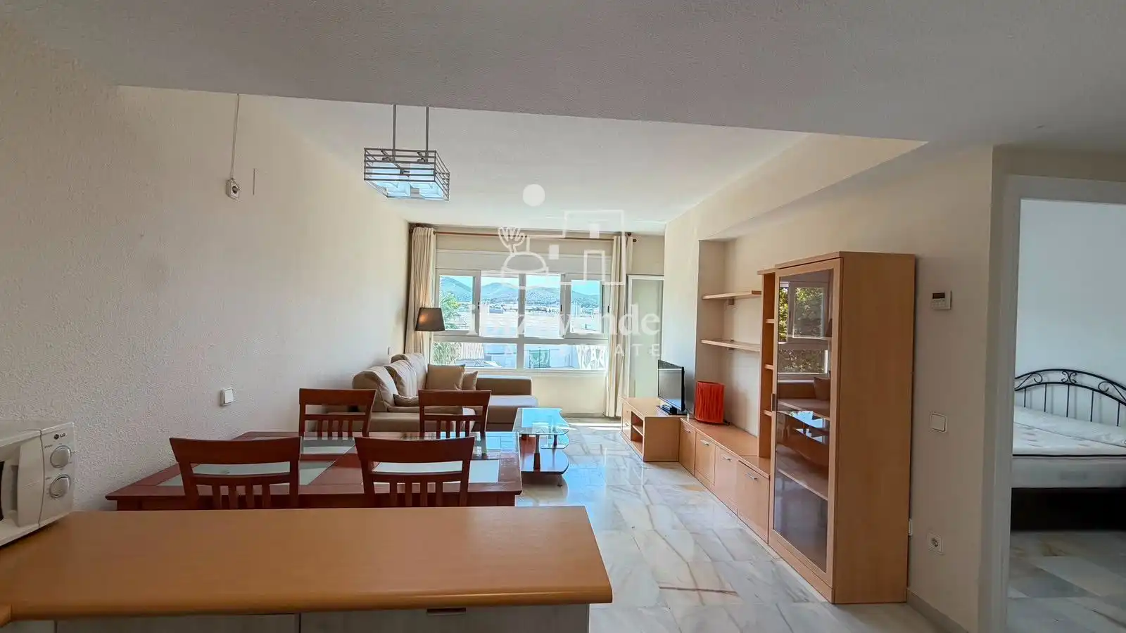 Living room of Flat for sale in Eivissa  with Air Conditioner, Swimming Pool and Furnished