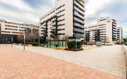 Exterior view of Flat for sale in Sabadell  with Air Conditioner, Swimming Pool and Balcony
