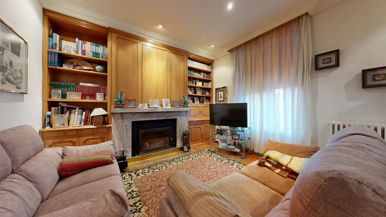 Living room of Houses for sale in Tafalla  with Heating, Private garden and Parquet flooring