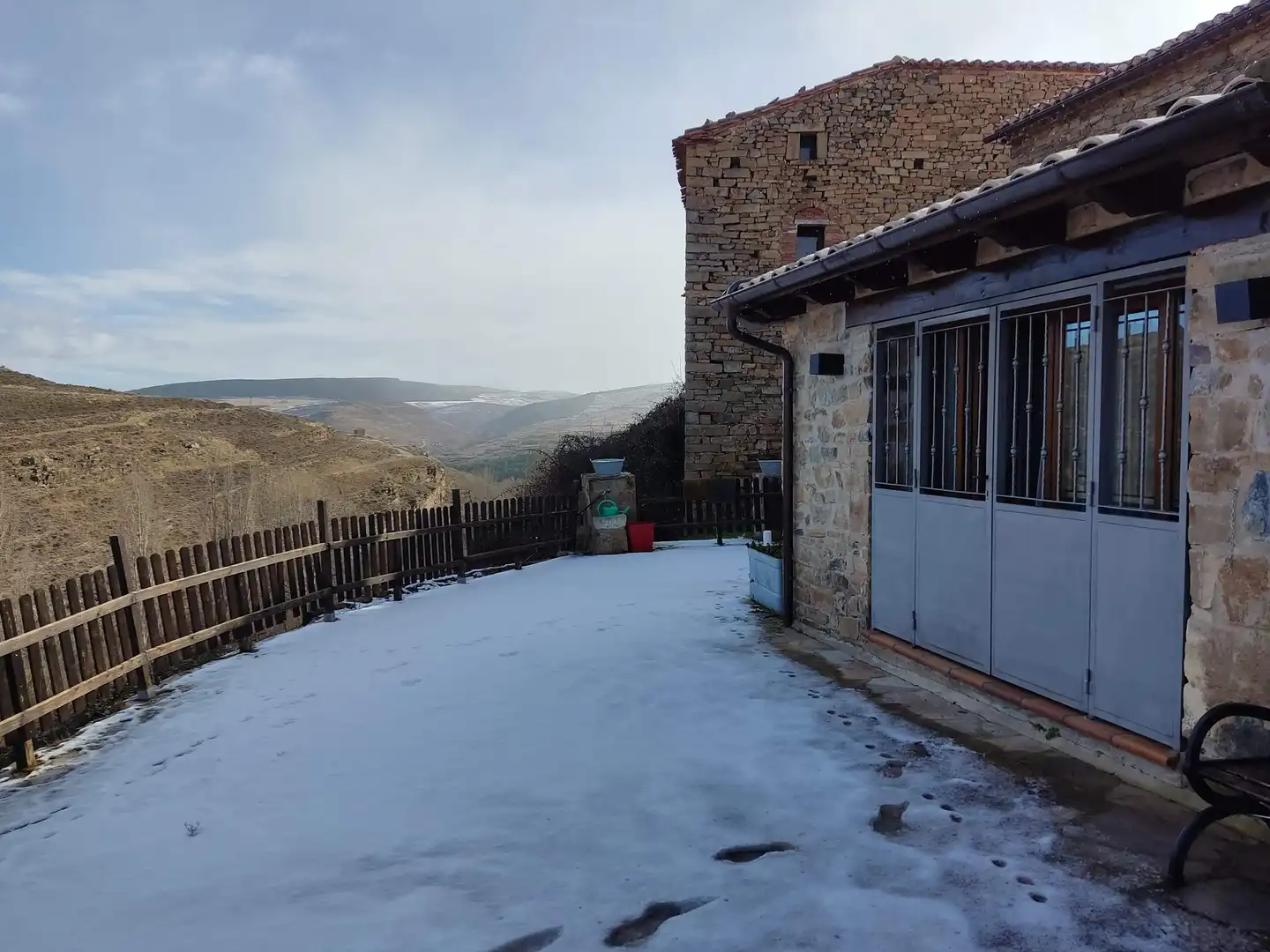 Exterior view of Commercial properties for sale in Villar del Río  with Furnished