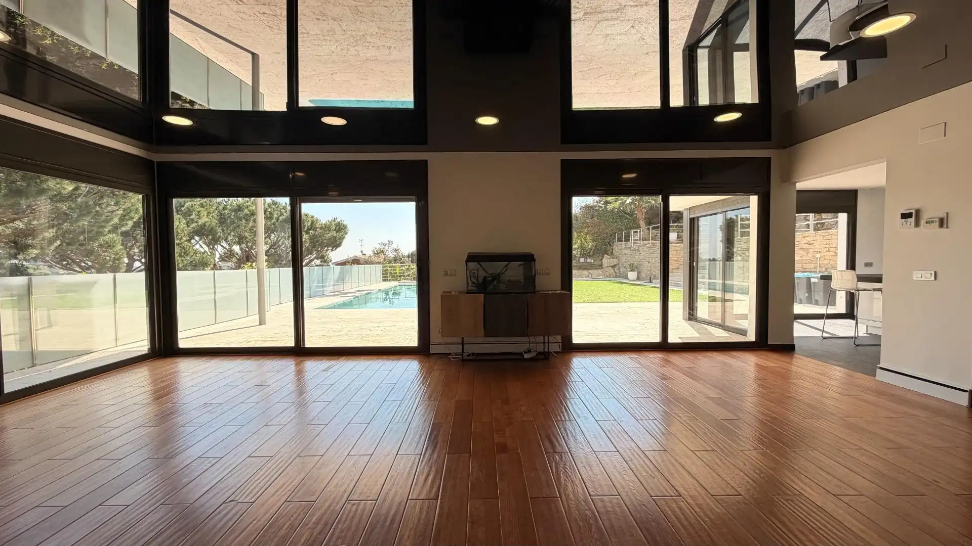 Sala de estar de Casa o chalet de alquiler en Sant Andreu de Llavaneres con Calefacción, Jardín privado y Parquet