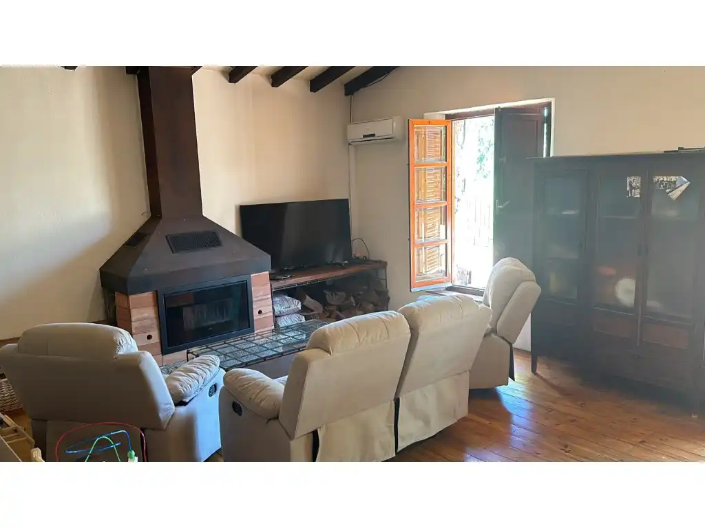 Sala de estar de Casa o chalet de alquiler en Valencia de Alcántara con Piscina