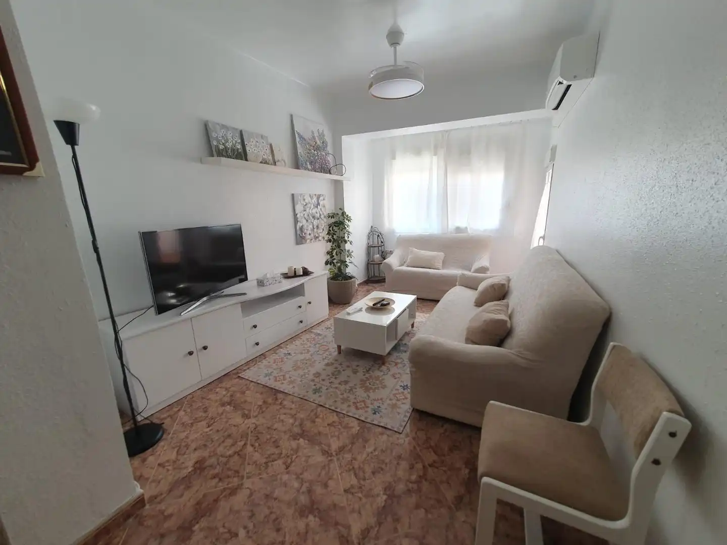 Living room of Apartments for rent in Almería  with Air Conditioner and Furnished