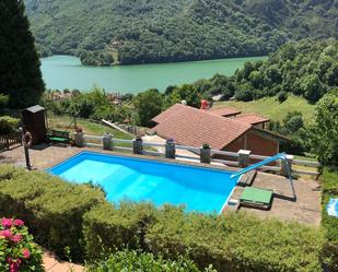 Swimming pool of House or chalet for sale in Caso  with Heating, Private garden and Terrace