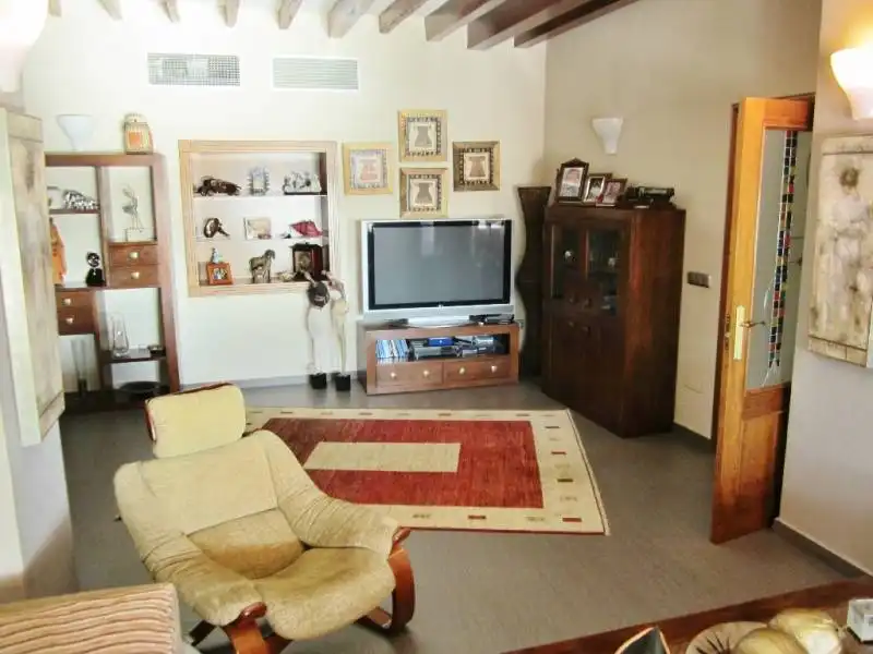 Living room of Houses for sale in Alicante / Alacant  with Air Conditioner, Heating and Private garden