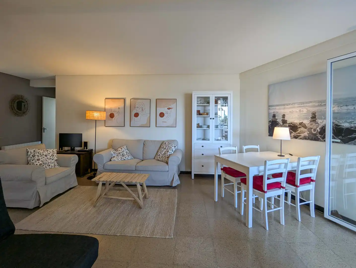 Sala de estar de Apartamento en venta en Salou con Terraza, Amueblado y Lavadora