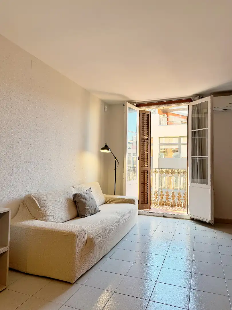 Living room of Flat for sale in Barcelona  with Air Conditioner and Balcony
