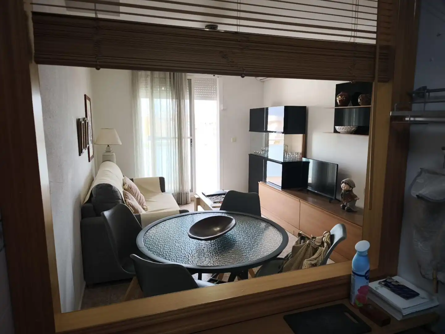Living room of Flat for rent in La Ràpita  with Terrace and Furnished