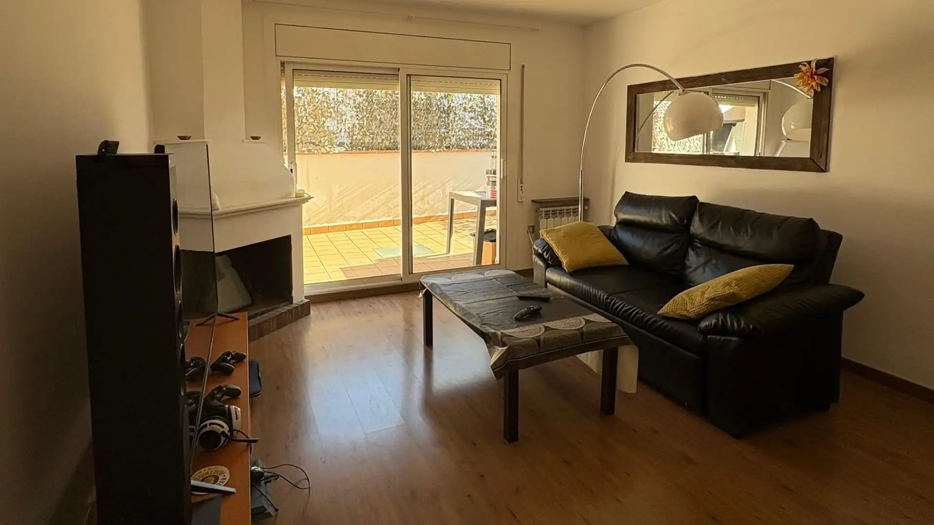 Sala de estar de Piso en venta en Òdena con Parquet