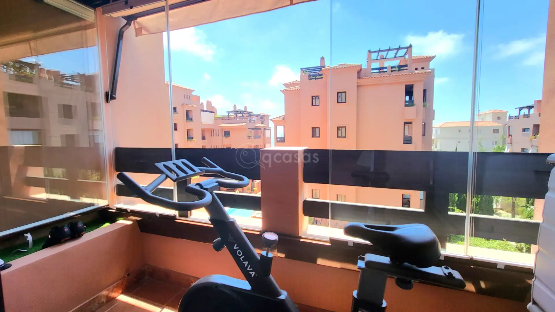 Terrace of Flat for sale in Benalmádena  with Air Conditioner, Terrace and Furnished