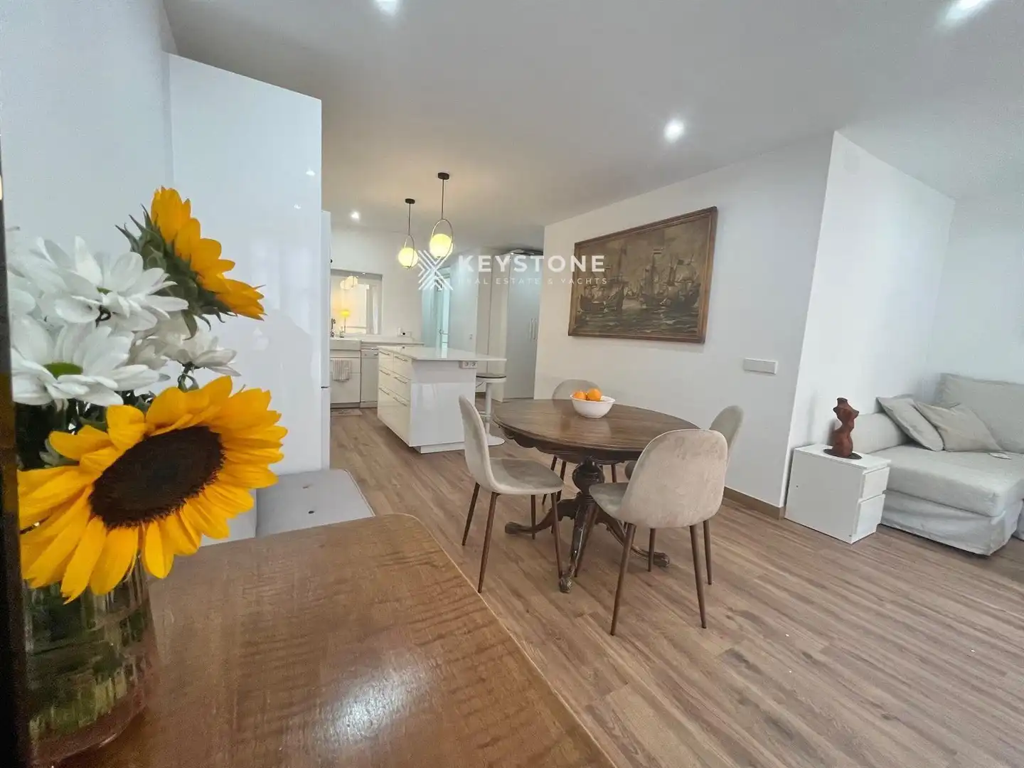Dining room of Flat for sale in  Palma de Mallorca  with Air Conditioner, Heating and Parquet flooring