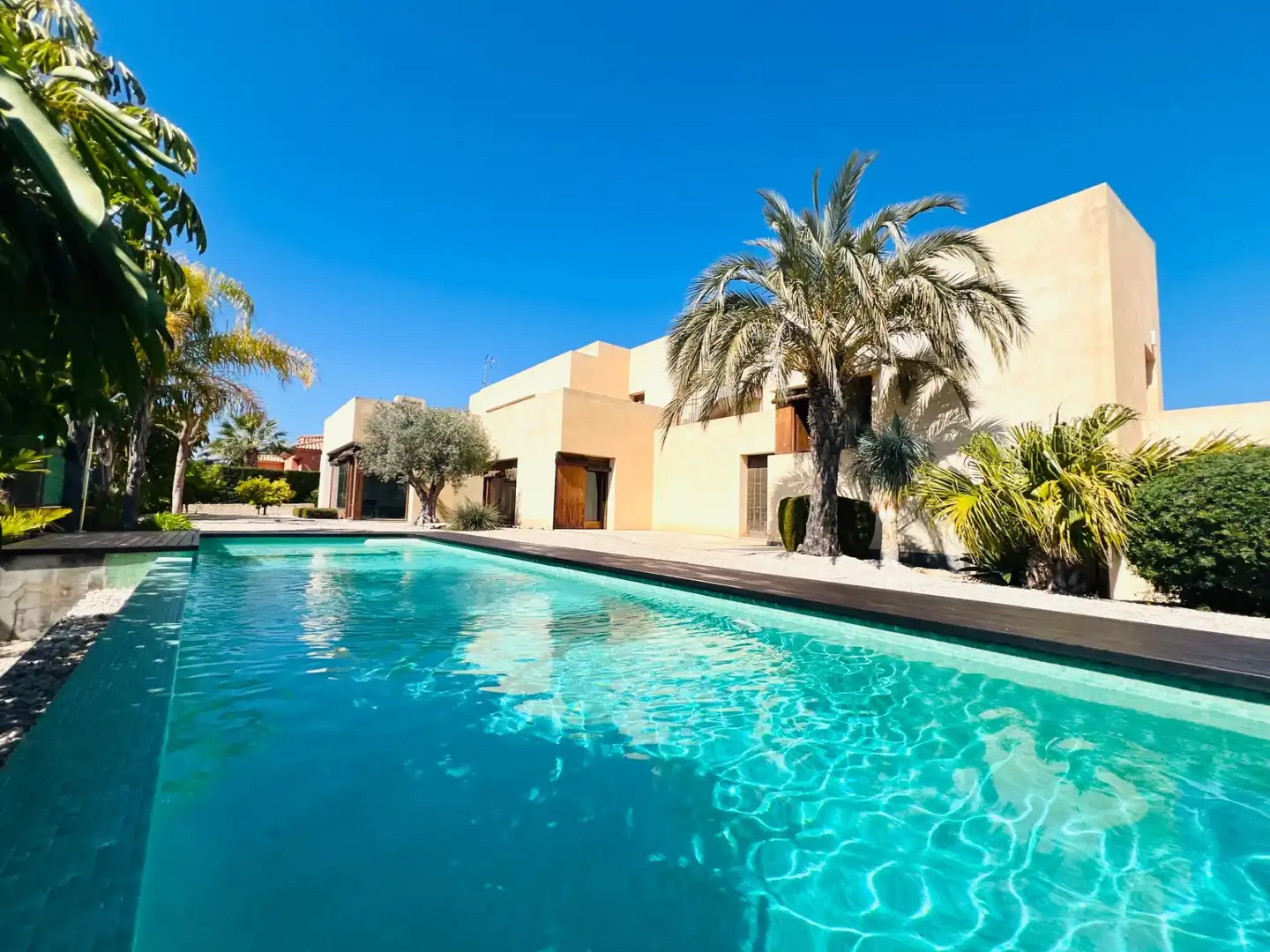Piscina de Casa o chalet en venta en Elche / Elx con Aire acondicionado, Jardín privado y Terraza