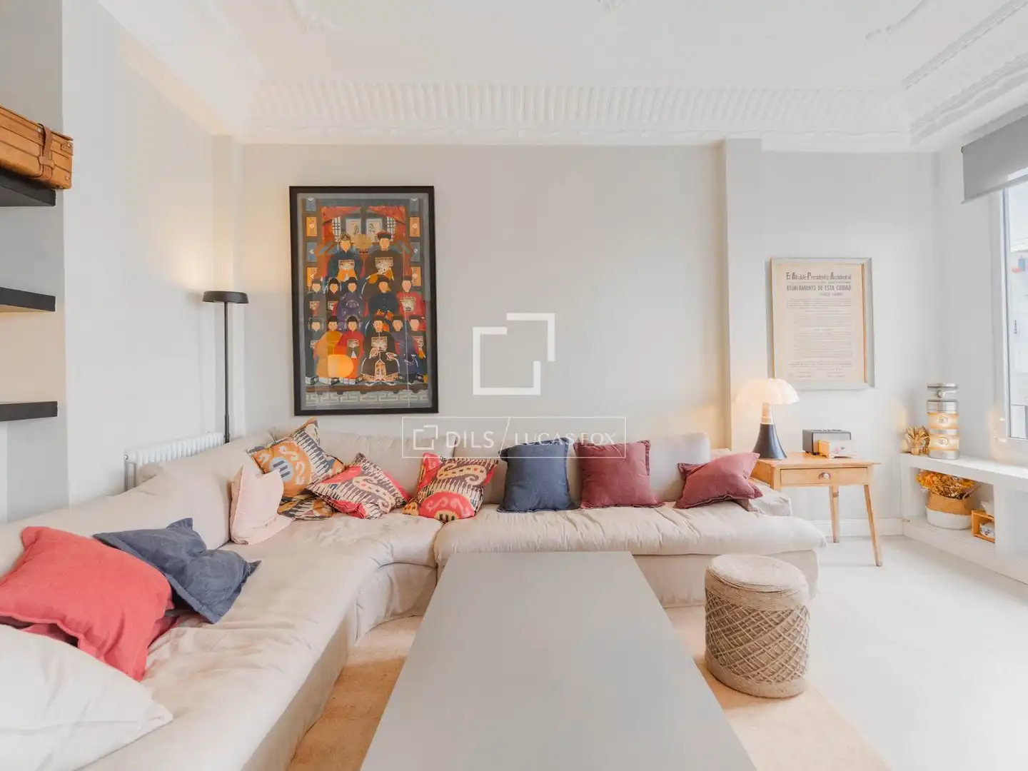 Sala d'estar de Pis en venda en Valencia amb Aire condicionat, Calefacció i Parquet