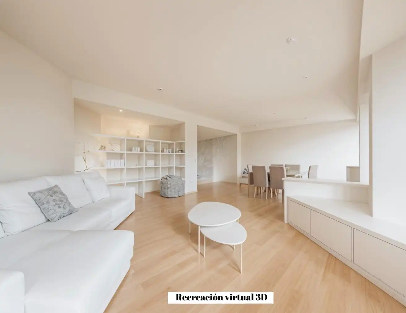 Wohnzimmer von Wohnung zur Miete in Gandia mit Terrasse und Balkon