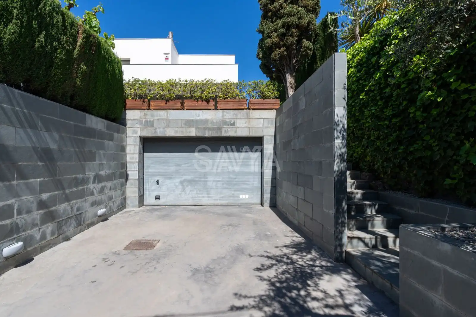 Exterior view of Houses for sale in Sant Just Desvern  with Air Conditioner, Heating and Parquet flooring