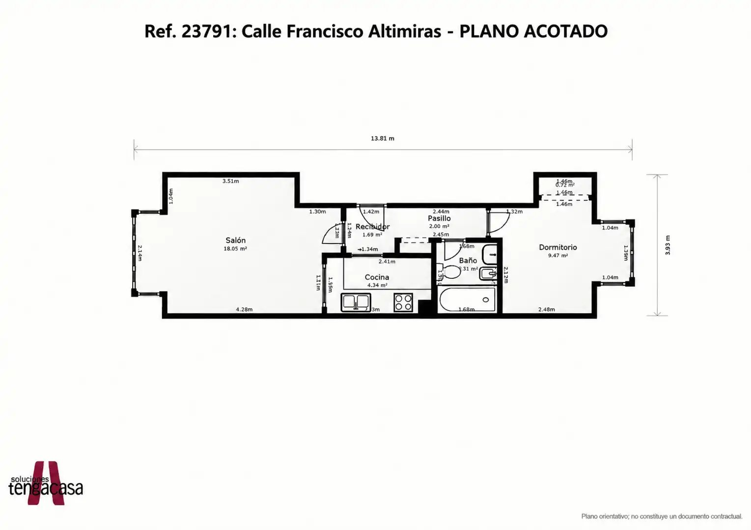 Mini appartamento con ascensore in vendita a Calle de Francisco Altimiras, imagen 38