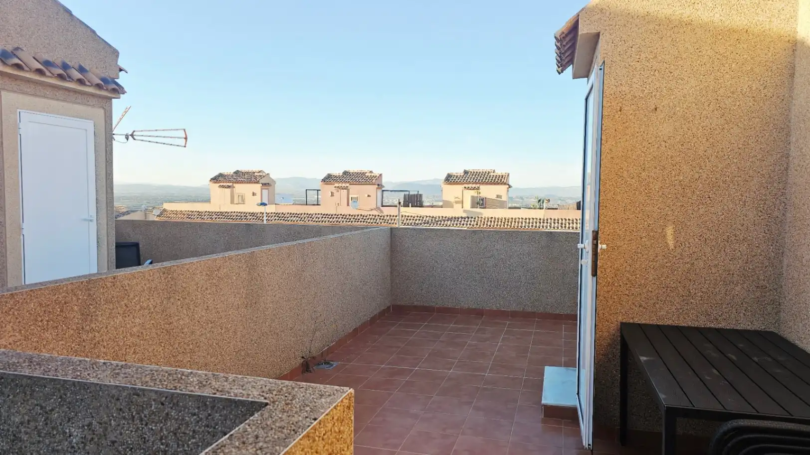 Terraza de Dúplex de alquiler en Santa Pola con Aire acondicionado, Calefacción y Terraza