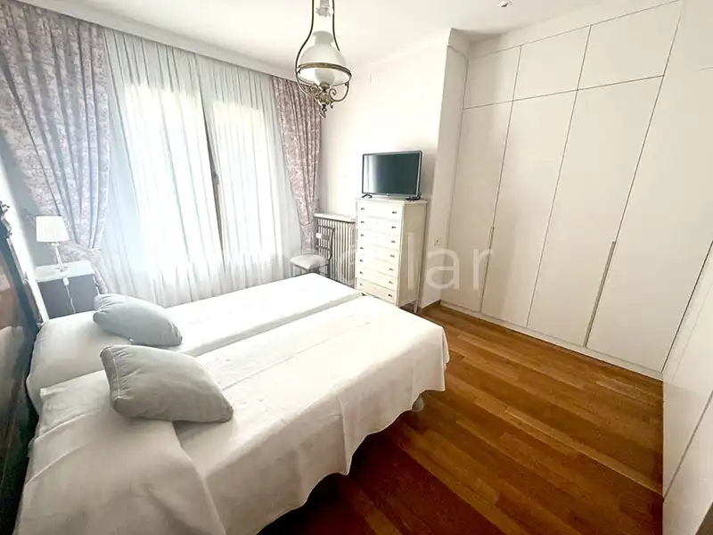 Bedroom of Attic for rent in Barcelona  with Air Conditioner, Heating and Parquet flooring