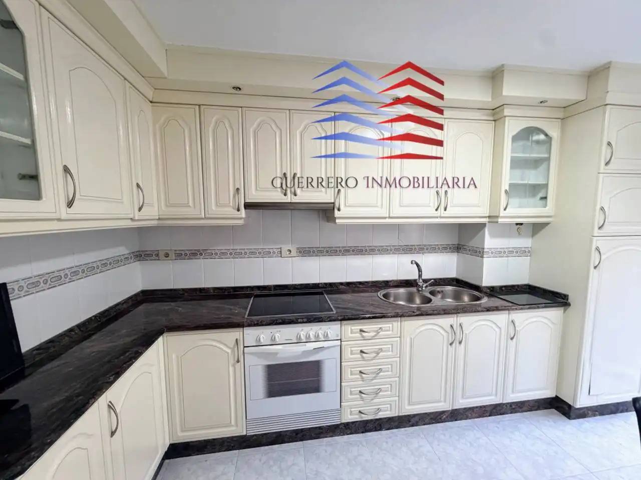 Kitchen of Flat for rent in Ourense Capital   with Heating, Terrace and Furnished