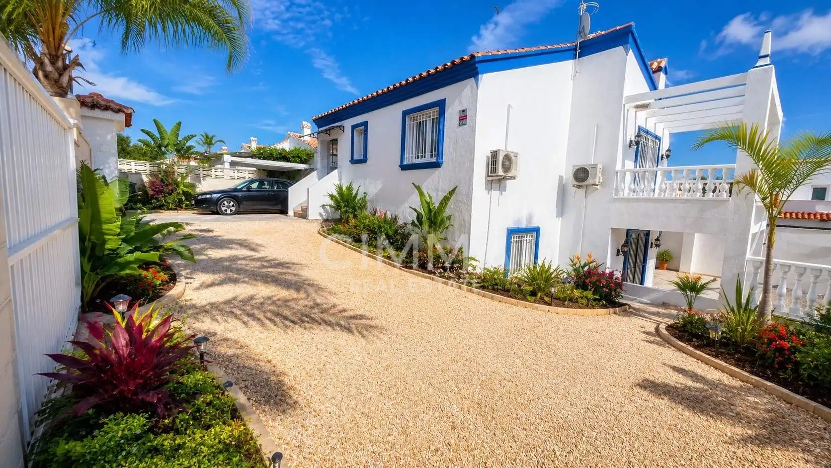 Vista exterior de Casa o chalet en venta en La Nucia con Aire acondicionado, Jardín privado y Terraza