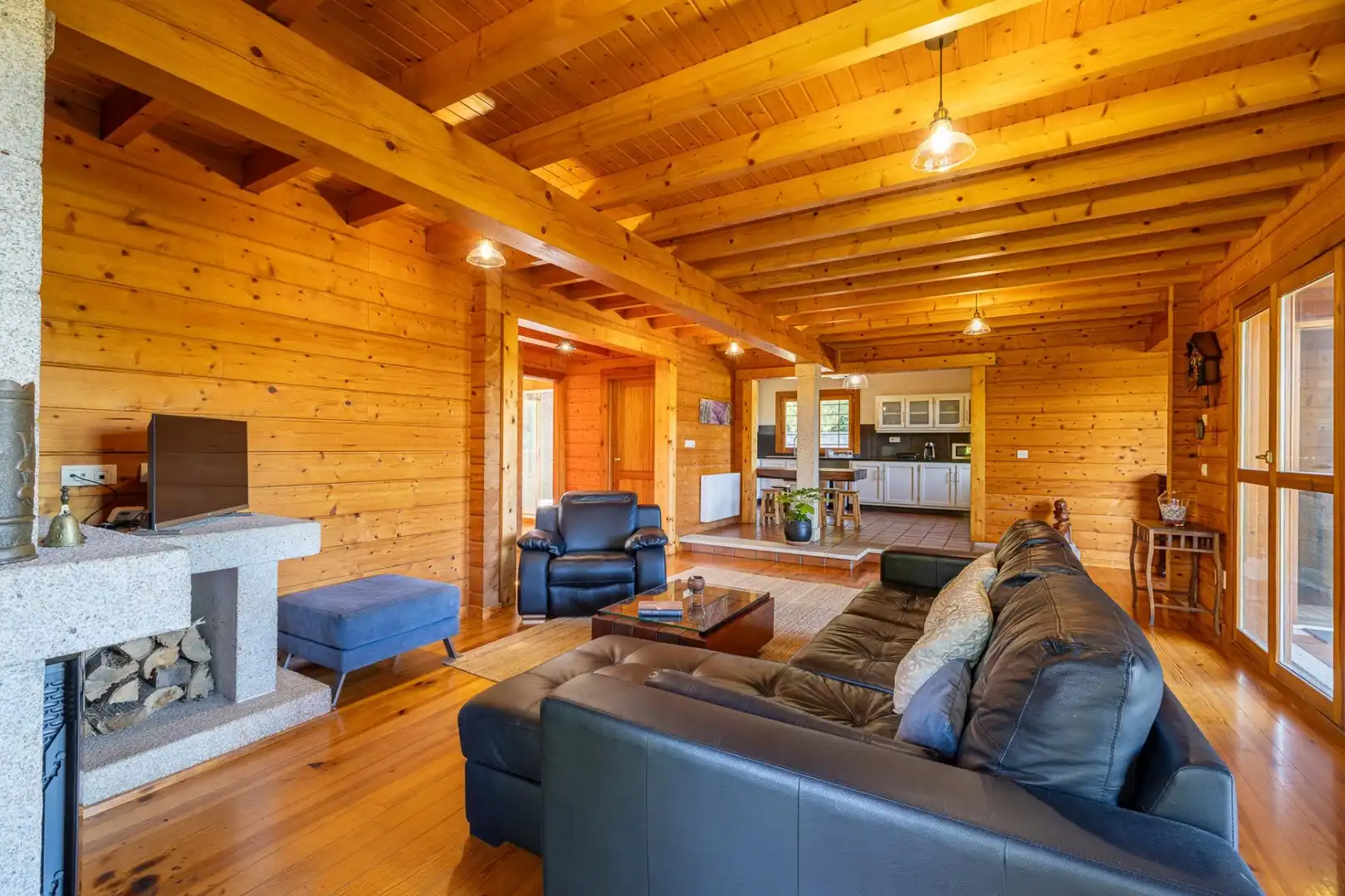 Sala de estar de Casa o chalet en venta en Salceda de Caselas con Calefacción, Jardín privado y Terraza