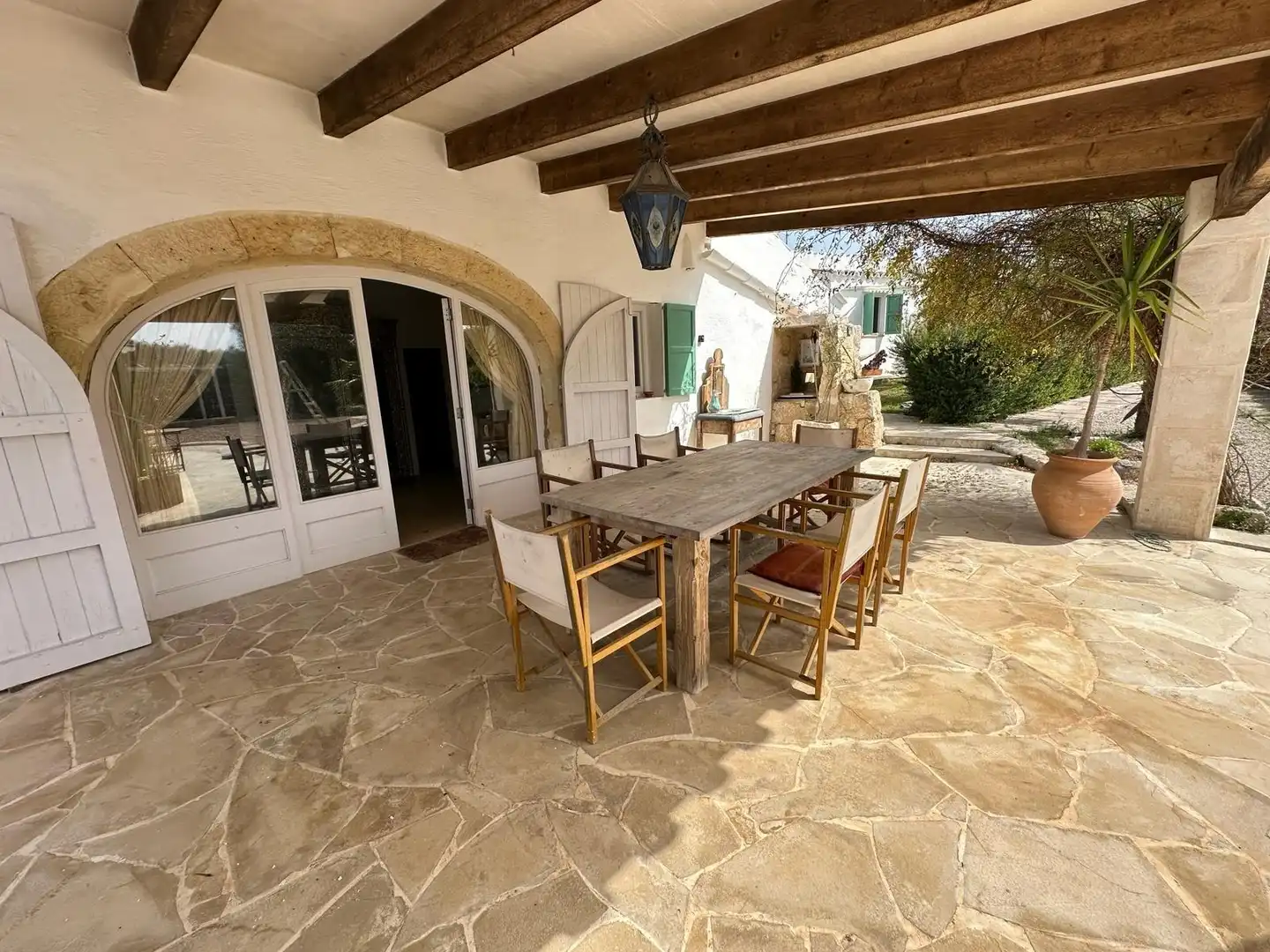 Terrassa de Casa o xalet en venda en Sant Lluís amb Jardí privat