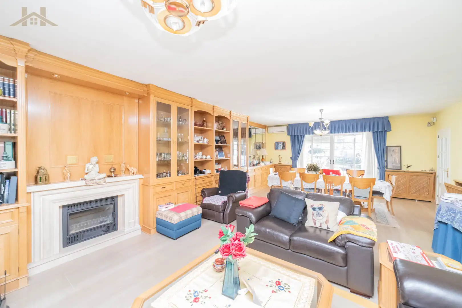 Sala d'estar de Casa o xalet en venda en Boadilla del Monte amb Aire condicionat, Calefacció i Jardí privat