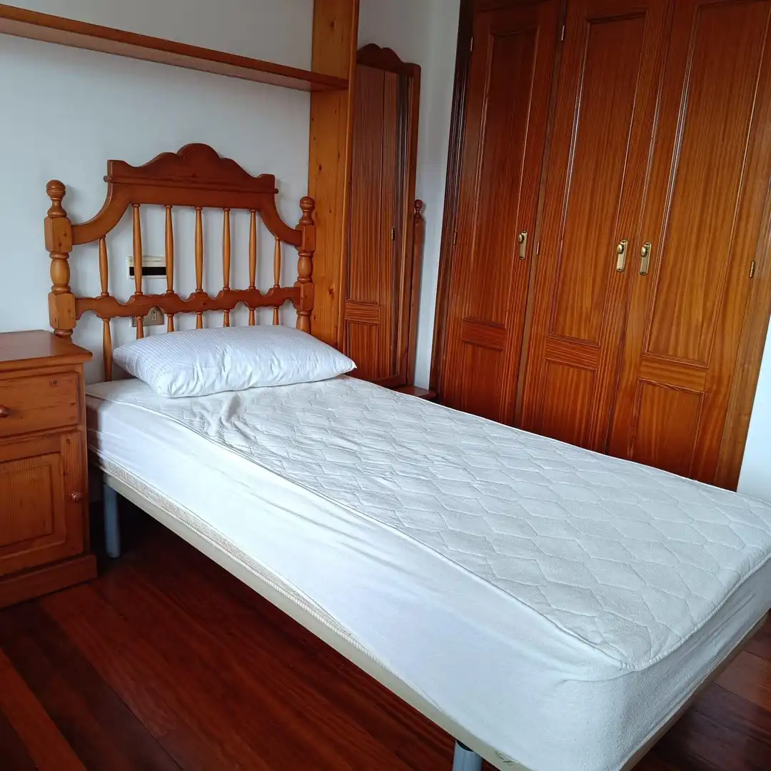 Bedroom of Flat for rent in Lugo  with Heating, Furnished and Balcony