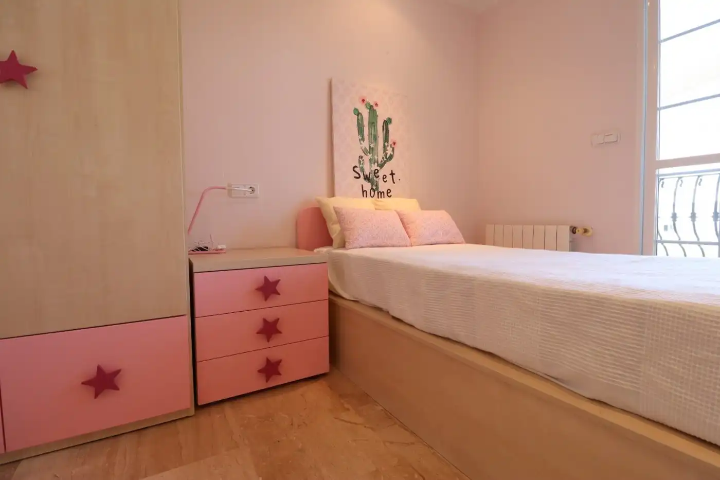 Bedroom of Flat for rent in Elche / Elx  with Air Conditioner, Heating and Storage room