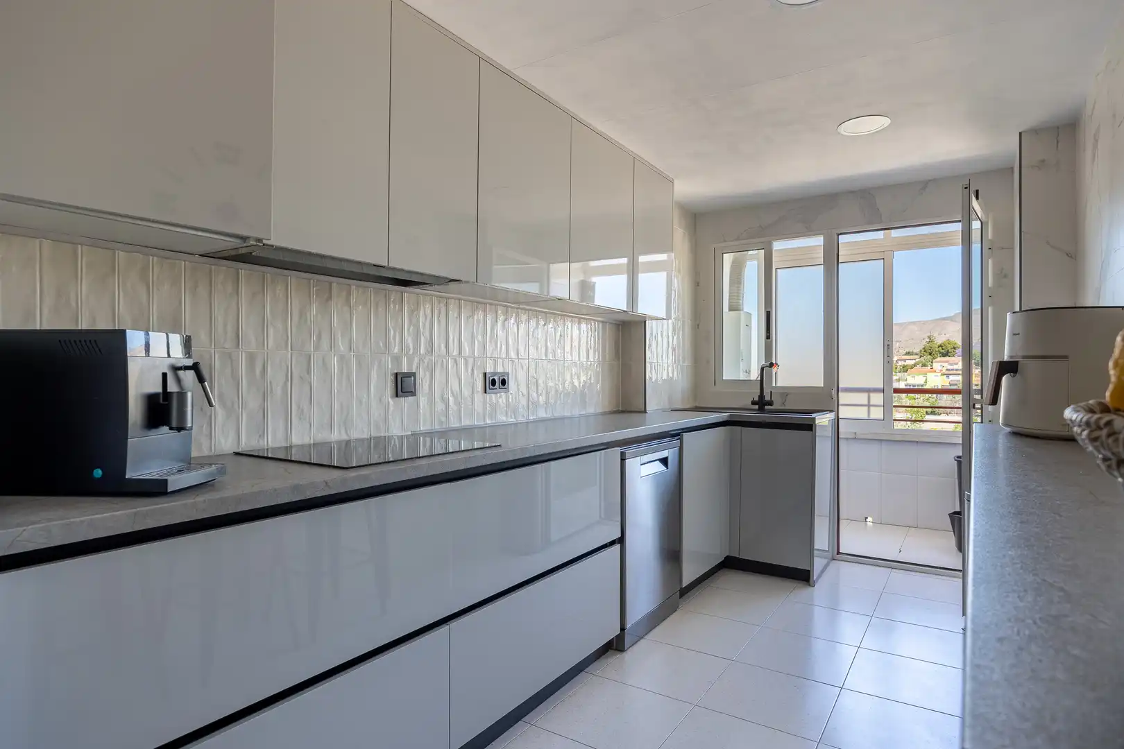 Kitchen of Flat for sale in Villajoyosa / La Vila Joiosa  with Furnished and Balcony