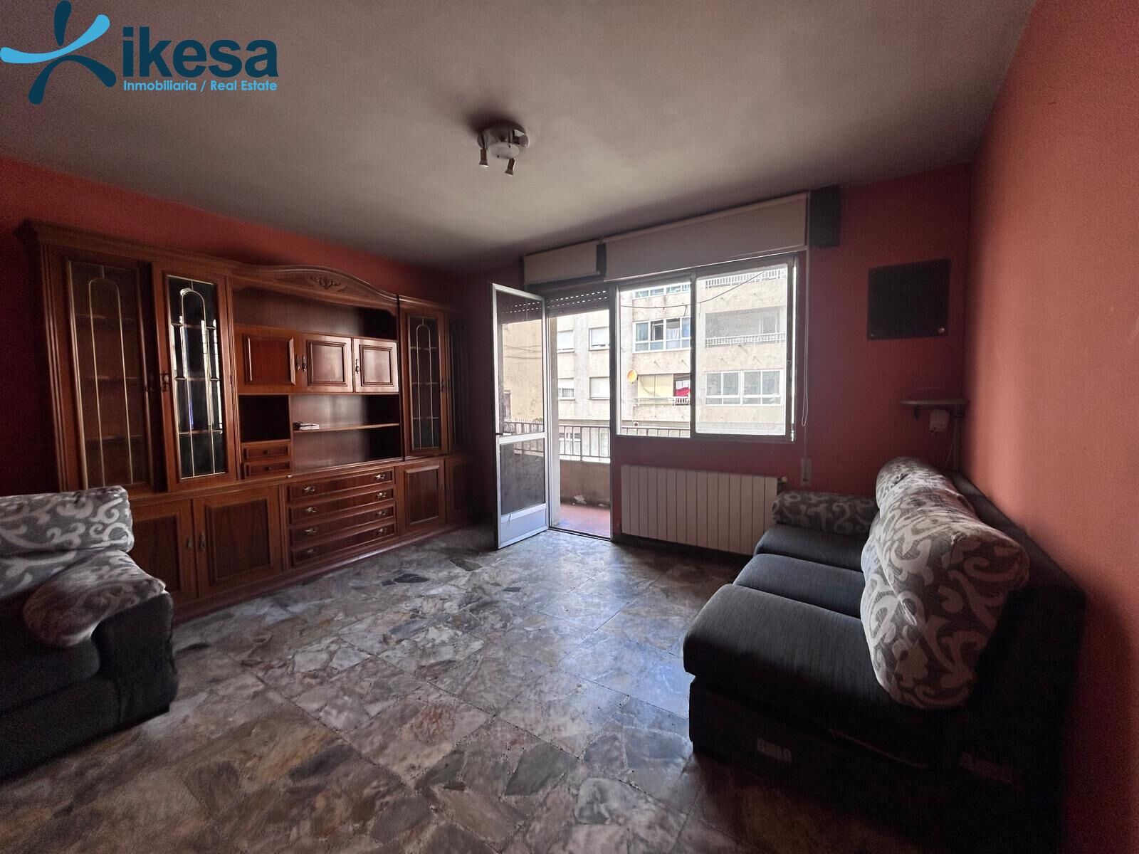 Living room of Flat for sale in Moaña  with Heating, Terrace and Storage room