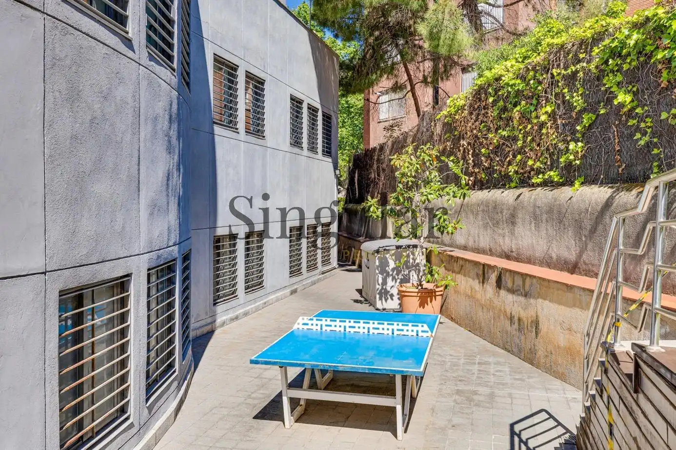 Terrasse von Dachboden zum Verkauf in Barcelona mit Klimaanlage, Heizung und Parkett