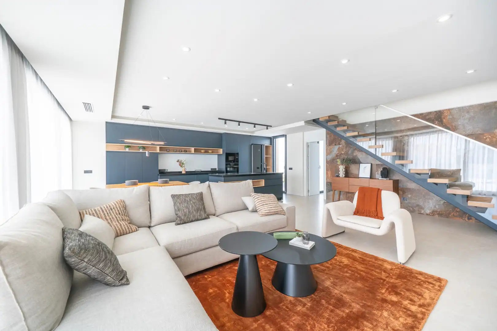 Sala de estar de Casa o chalet en venta en Rojales con Aire acondicionado, Calefacción y Jardín privado