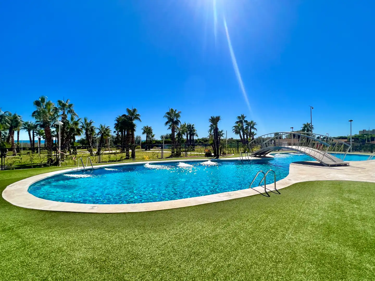Swimming pool of Apartments for sale in Torre la Sal