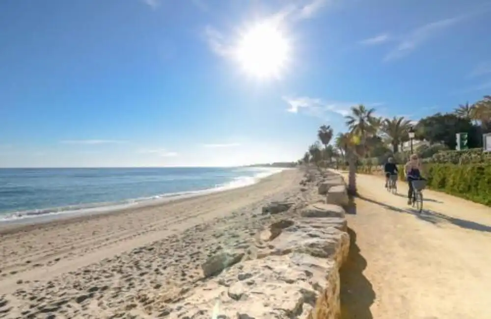 Exterior view of Duplexes for rent in Marbella  with Air Conditioner, Terrace and Swimming Pool