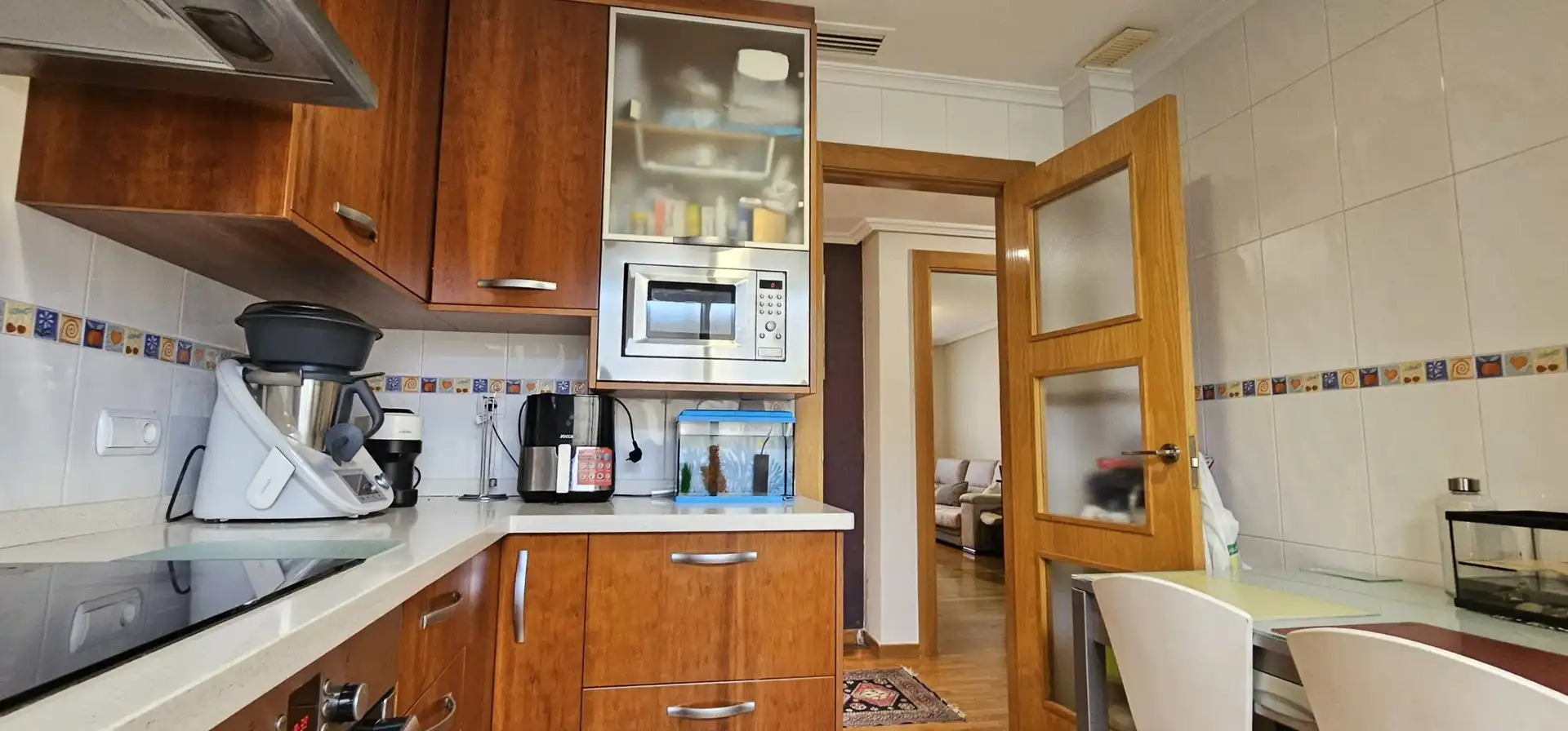Kitchen of Flat for sale in Murcia  with Air Conditioner, Parquet flooring and Storage room