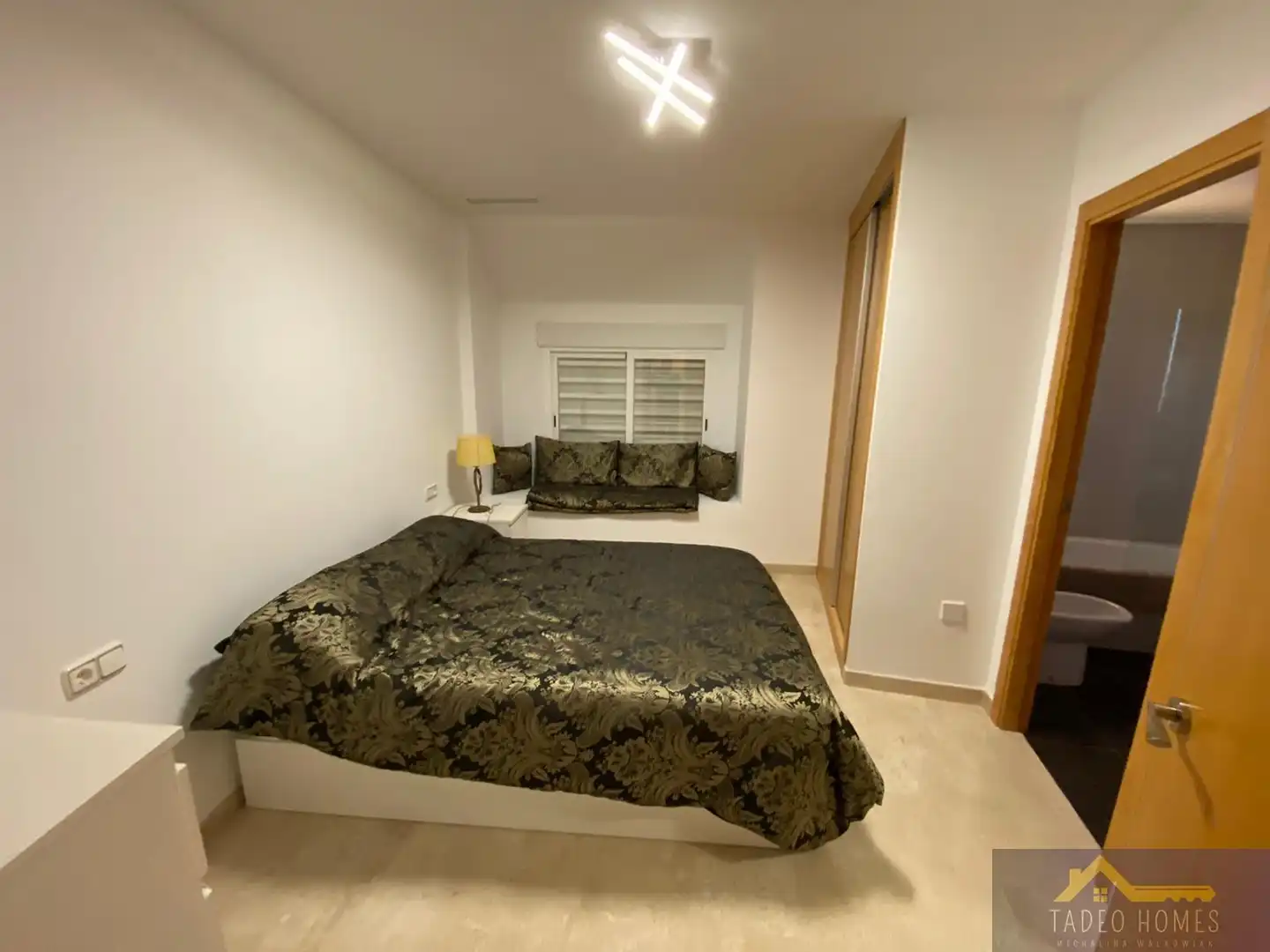 Dormitori de Apartament de lloguer en Murcia amb Aire condicionat, Calefacció i Terrassa
