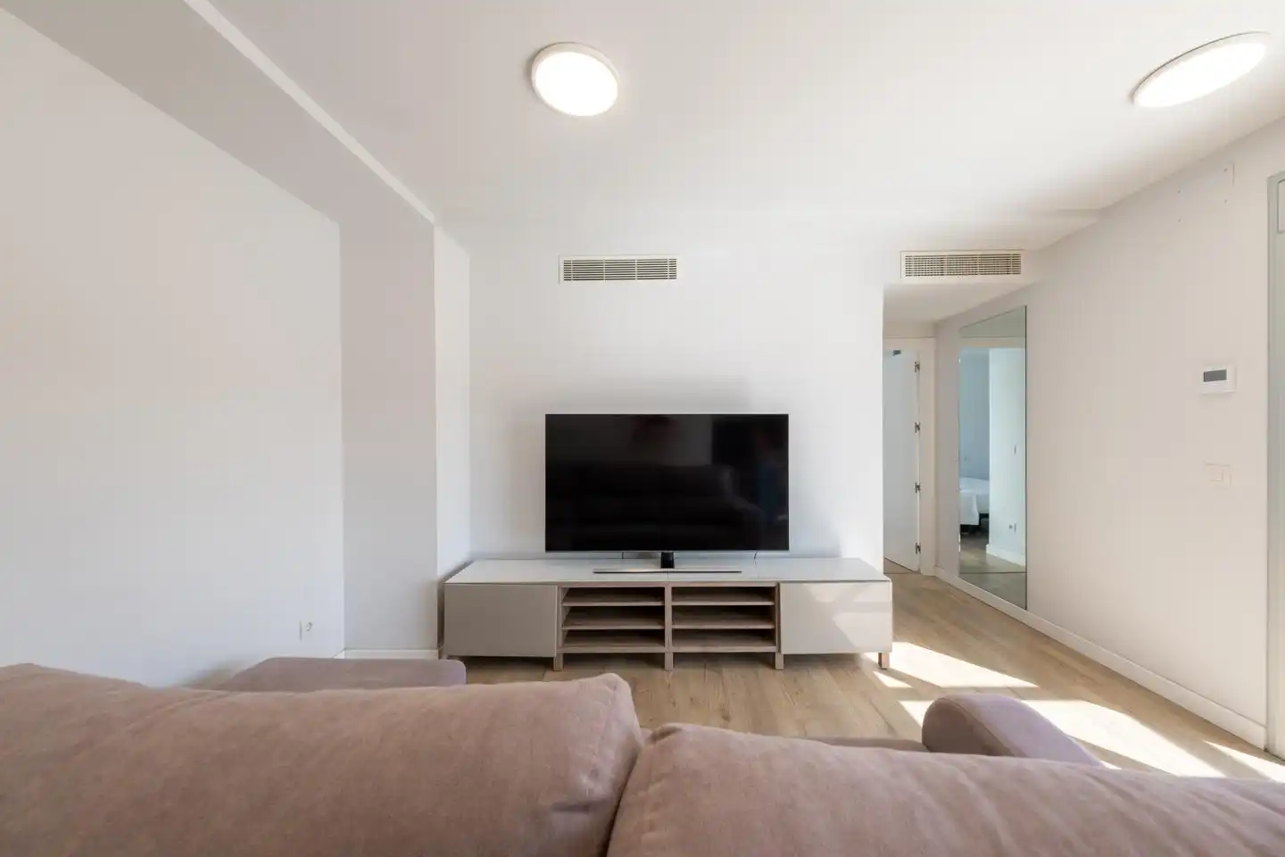 Sala de estar de Ático de alquiler en Las Palmas de Gran Canaria