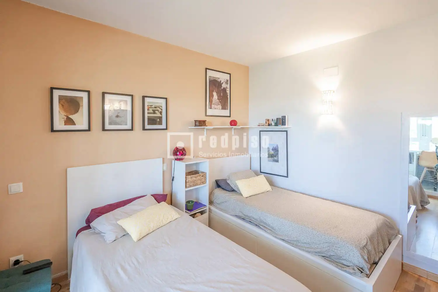 Schlafzimmer von Wohnung zum Verkauf in Arroyomolinos (Madrid) mit Klimaanlage, Heizung und Privatgarten