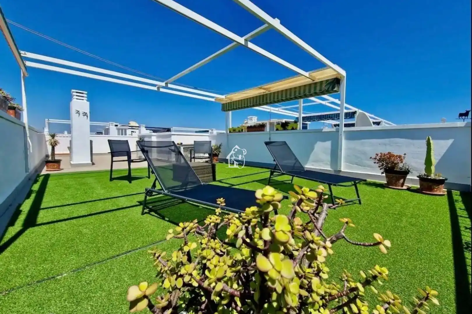 Terrasse von Wohnungen zur Miete in Orihuela mit Klimaanlage, Terrasse und Schwimmbad