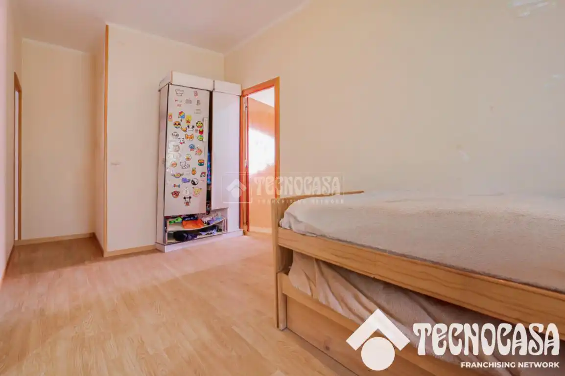 Schlafzimmer von Wohnung zum Verkauf in Barcelona mit Parkett
