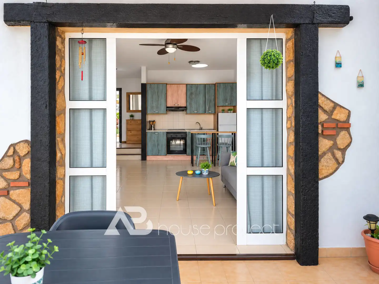 Kitchen of Flat for rent in Adeje  with Private garden, Terrace and Furnished