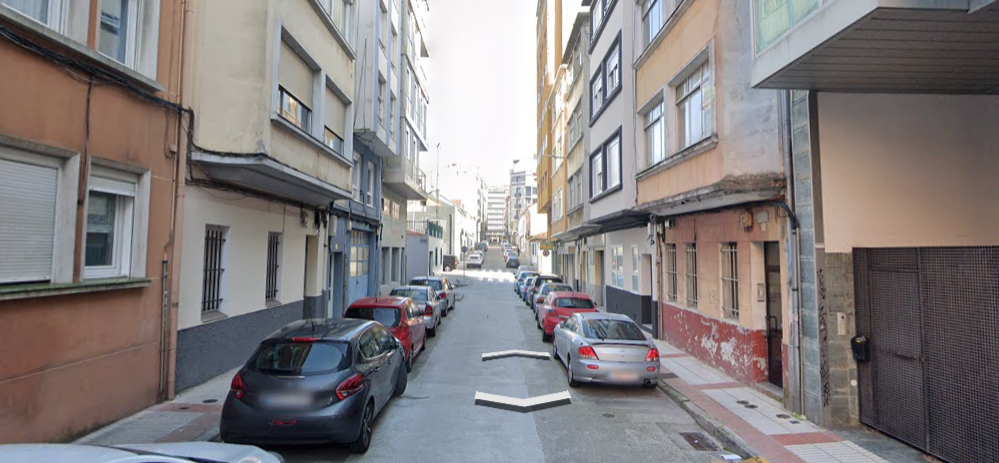 Vista exterior de Pis en venda en A Coruña Capital 