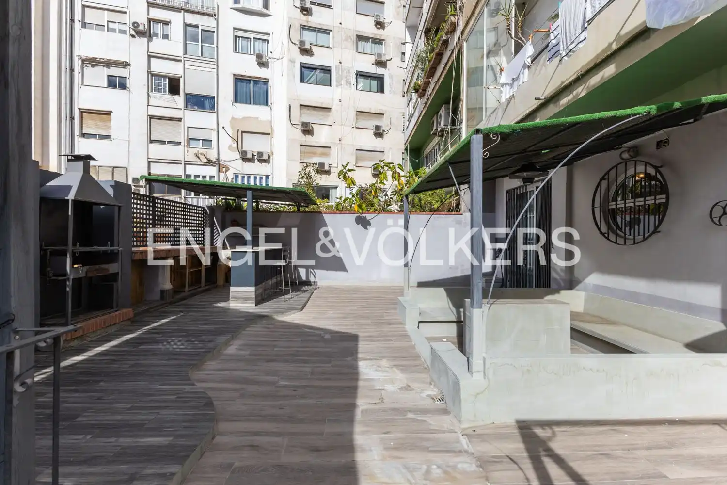 Terrace of Flat for rent in Valencia  with Air Conditioner, Heating and Terrace