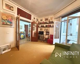 Living room of Flat for sale in Bilbao   with Heating, Terrace and Storage room