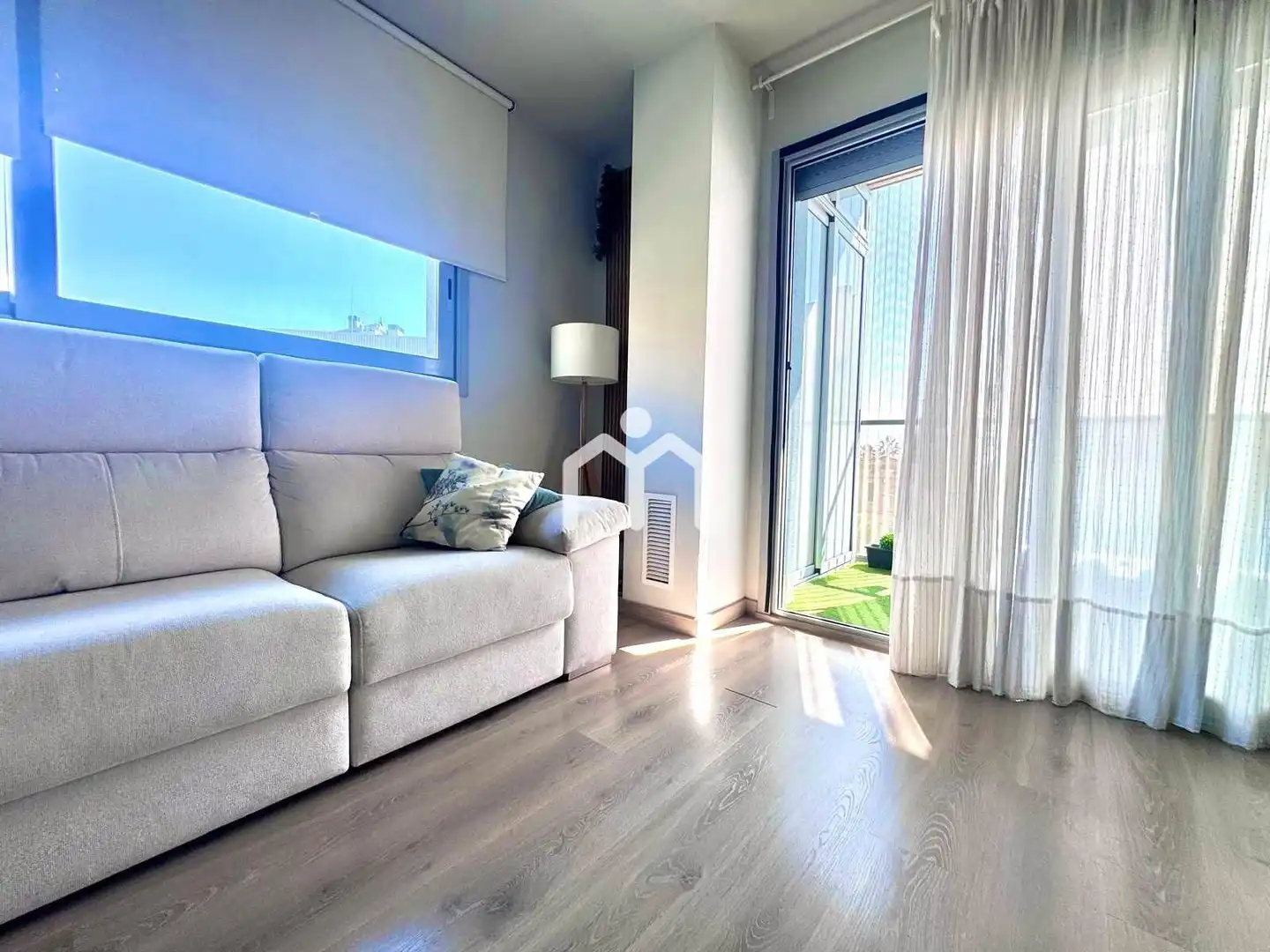 Sala de estar de Piso en venta en Badalona con Aire acondicionado, Calefacción y Terraza